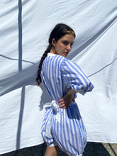 Load image into Gallery viewer, 1980s striped romper