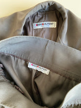 Load image into Gallery viewer, 1980s Yves Saint Laurent olive suit