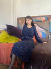 Load image into Gallery viewer, 1970s Guy Laroche pleated silk dress
