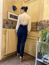 Load image into Gallery viewer, 1970s Philippe Salvet black lace pants