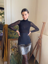 Load image into Gallery viewer, 1980s Plein Sud faux fur mini skirt