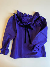 Load image into Gallery viewer, 1970s Yves Saint Laurent purple silk taffeta set