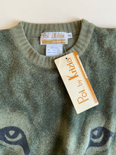 Load image into Gallery viewer, 1980s Krizia green animal sweater dress
