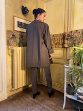 Load image into Gallery viewer, 1980s Yves Saint Laurent olive suit