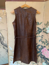 Load image into Gallery viewer, 1970s Pierre Cardin leather dress