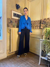 Load image into Gallery viewer, 1970s Yves Saint Laurent Matisse leaves brocade