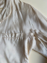 Load image into Gallery viewer, RESERVED payment 2/2 1970s Pierre d’Alby cream silk set