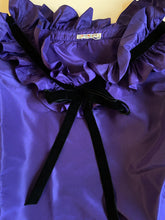 Load image into Gallery viewer, 1970s Yves Saint Laurent purple silk taffeta set