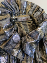 Load image into Gallery viewer, 1970s Renata lamé open blouse