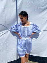 Load image into Gallery viewer, 1980s striped romper