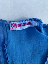 Load image into Gallery viewer, 1970s Chacok blue dress