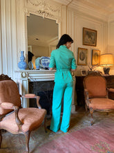 Load image into Gallery viewer, 1970s green safari suit