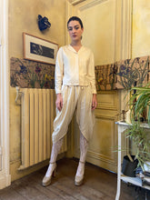 Load image into Gallery viewer, RESERVED payment 2/2 1970s Pierre d’Alby cream silk set