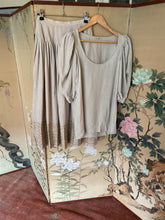 Load image into Gallery viewer, 1970s Yves Saint Laurent oatmeal and gold set