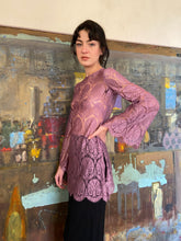 Load image into Gallery viewer, 1970s Gudule lace tunic