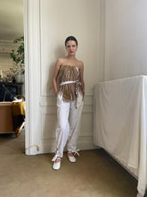 Load image into Gallery viewer, 1980s french boutique jumpsuit palm print