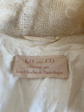Load image into Gallery viewer, 1970s Jean Charles de Castelbajac cream mohair coat
