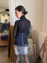 Load image into Gallery viewer, 1980s Plein Sud faux fur mini skirt