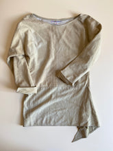 Load image into Gallery viewer, 1970s Yves Saint Laurent beige suede blouse