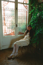 Load image into Gallery viewer, RESERVED payment 2/2 1970s Pierre d’Alby cream silk set