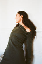 Load image into Gallery viewer, 1990s Romeo Gigli olive knit dress