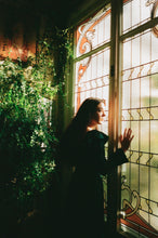 Load image into Gallery viewer, FW 1981-82 Yves Saint Laurent silk taffeta ruffled dress