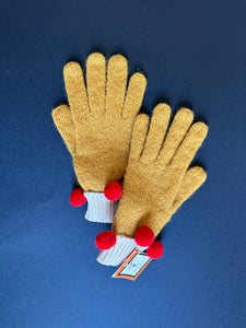 deadstock Yves Saint Laurent knit gloves