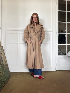 1970s Yves Saint Laurent hooded trench coat