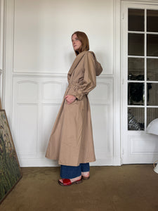 1970s Yves Saint Laurent hooded trench coat