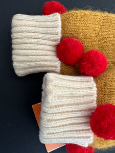 deadstock Yves Saint Laurent knit gloves