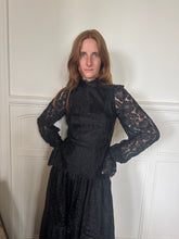 Load image into Gallery viewer, 1970s Catherine Buckley patchwork lace set
