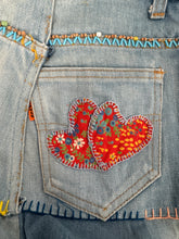 Load image into Gallery viewer, 1970s handmade denim skirt
