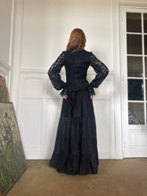 Load image into Gallery viewer, 1970s Catherine Buckley patchwork lace set
