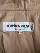 Load image into Gallery viewer, 1970s Yves Saint Laurent hooded trench coat
