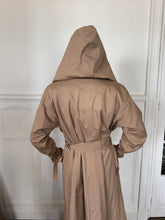 Load image into Gallery viewer, 1970s Yves Saint Laurent hooded trench coat
