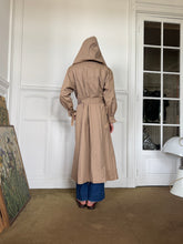 Load image into Gallery viewer, 1970s Yves Saint Laurent hooded trench coat
