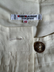 1980s Yves Saint Laurent safari shirt