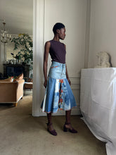 Load image into Gallery viewer, 1970s handmade denim skirt
