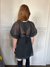 Load image into Gallery viewer, 1970s polka dots mini dress
