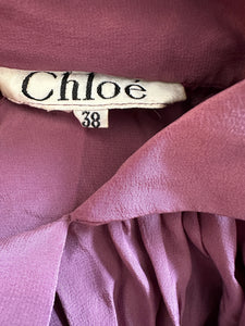 1970s Chloé by Karl Lagerfeld blouse