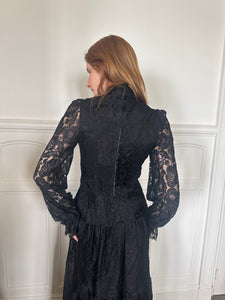 1970s Catherine Buckley patchwork lace set