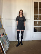 Load image into Gallery viewer, 1970s polka dots mini dress
