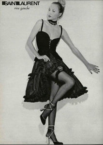SS 1977 Yves Saint Laurent corset