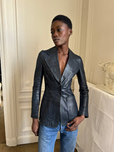 Load image into Gallery viewer, 1970s french boutique leather jacket
