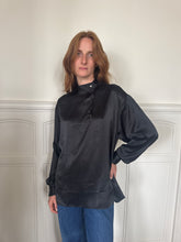 Load image into Gallery viewer, 1970s Daniel Hechter satin blouse

