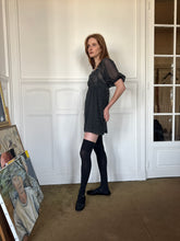 Load image into Gallery viewer, 1970s polka dots mini dress
