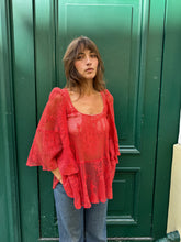 Load image into Gallery viewer, 1970s Biba lace blouse
