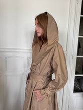 Load image into Gallery viewer, 1970s Yves Saint Laurent hooded trench coat
