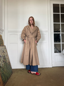 1970s Yves Saint Laurent hooded trench coat
