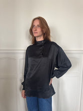 Load image into Gallery viewer, 1970s Daniel Hechter satin blouse
